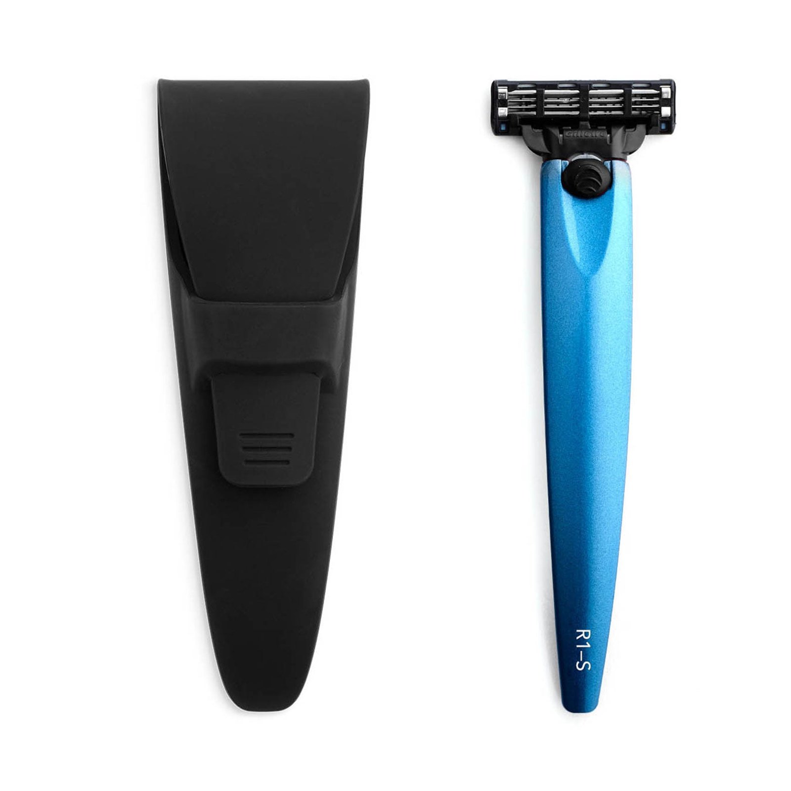 R1 Blue 3000 Razor and Case - Gillette Mach 3 | default - #R1-SET-CASE-BLU