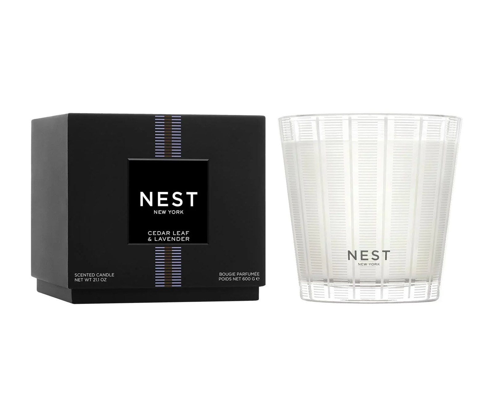 3-Wick Candle 21.2 oz - Cedar Leaf & Lavender