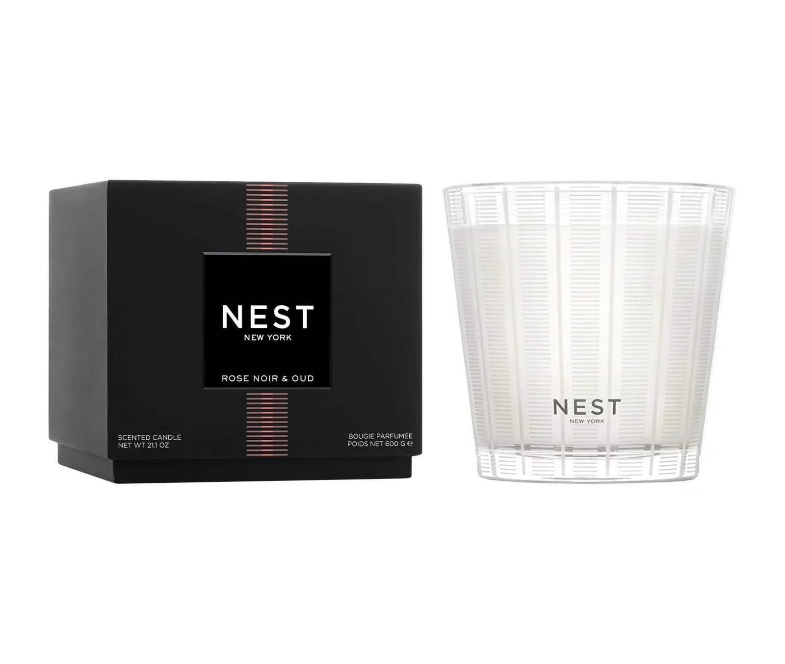 3-Wick Candle 21.2 oz - Rose Noir And Oud