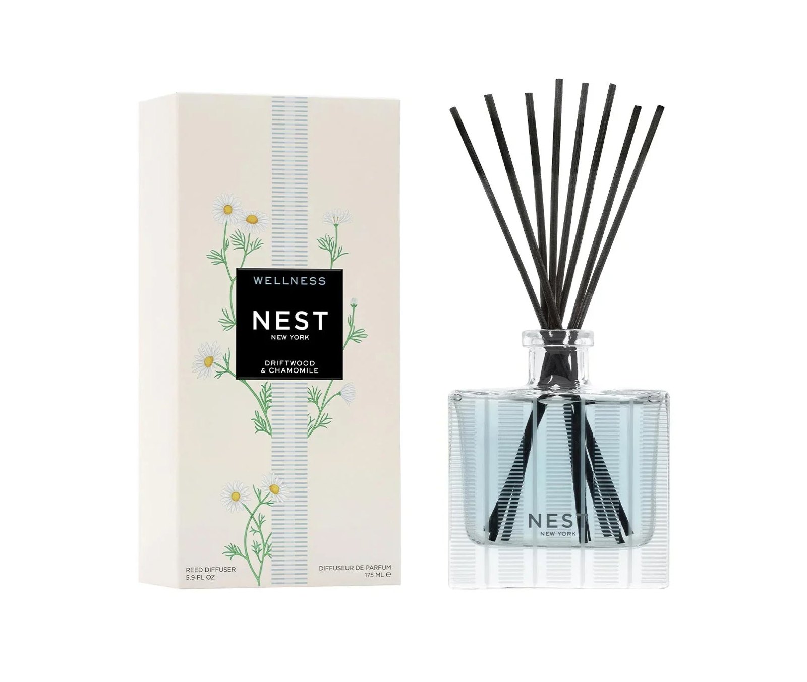 Reed Diffuser 5.9 fl.oz/175 ml - Driftwood & Chamomile