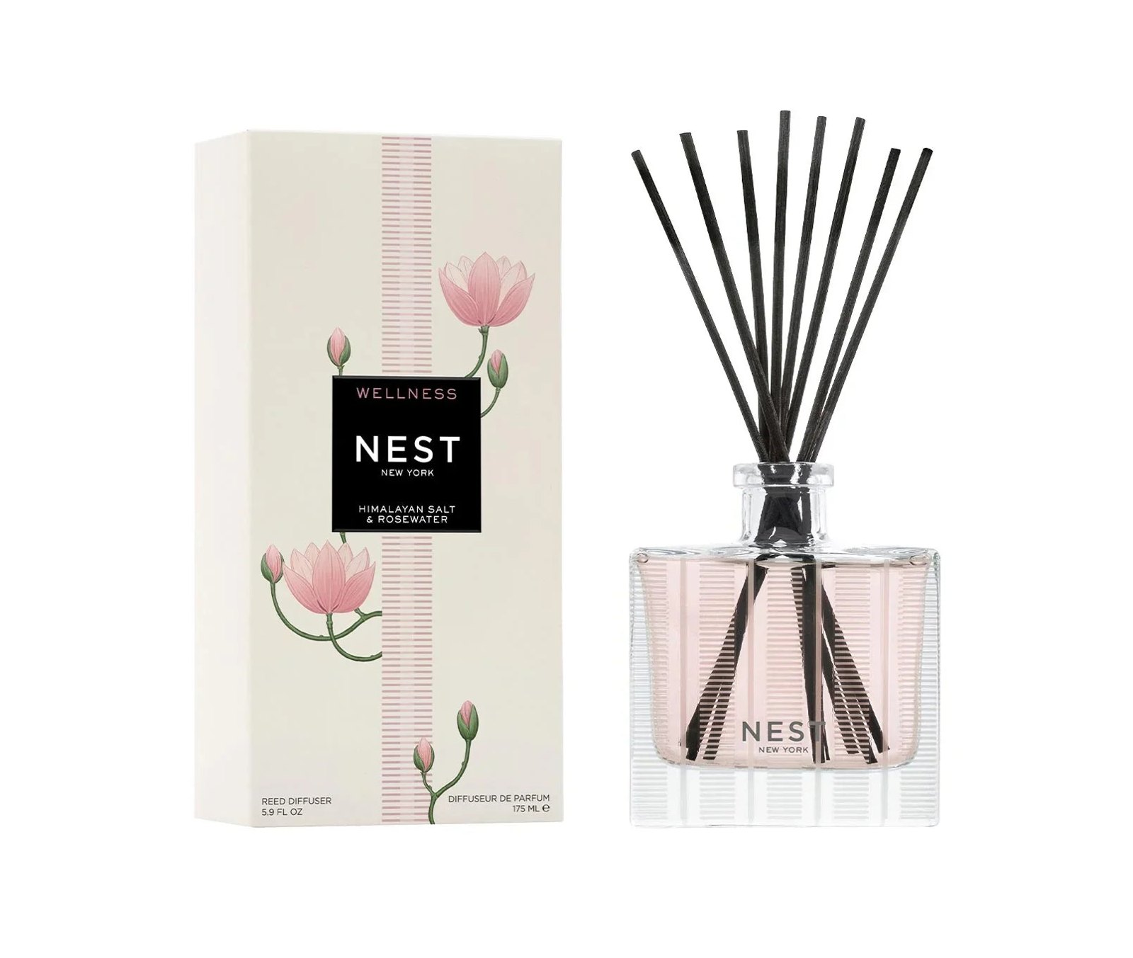 Reed Diffuser 5.9 fl.oz/175 ml - Himalayan Salt & Rosewater