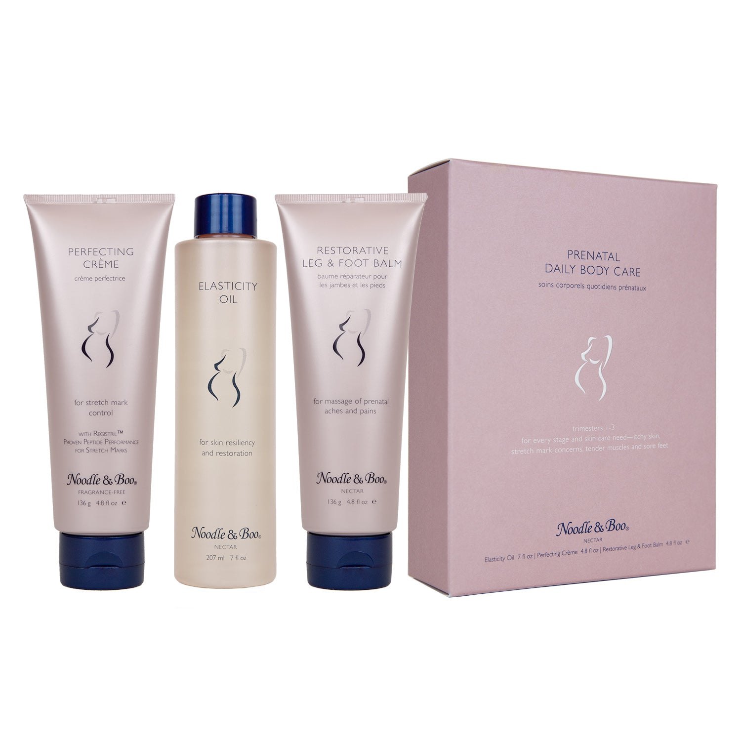 Prenatal Daily Body Care, Trimesters 1-3