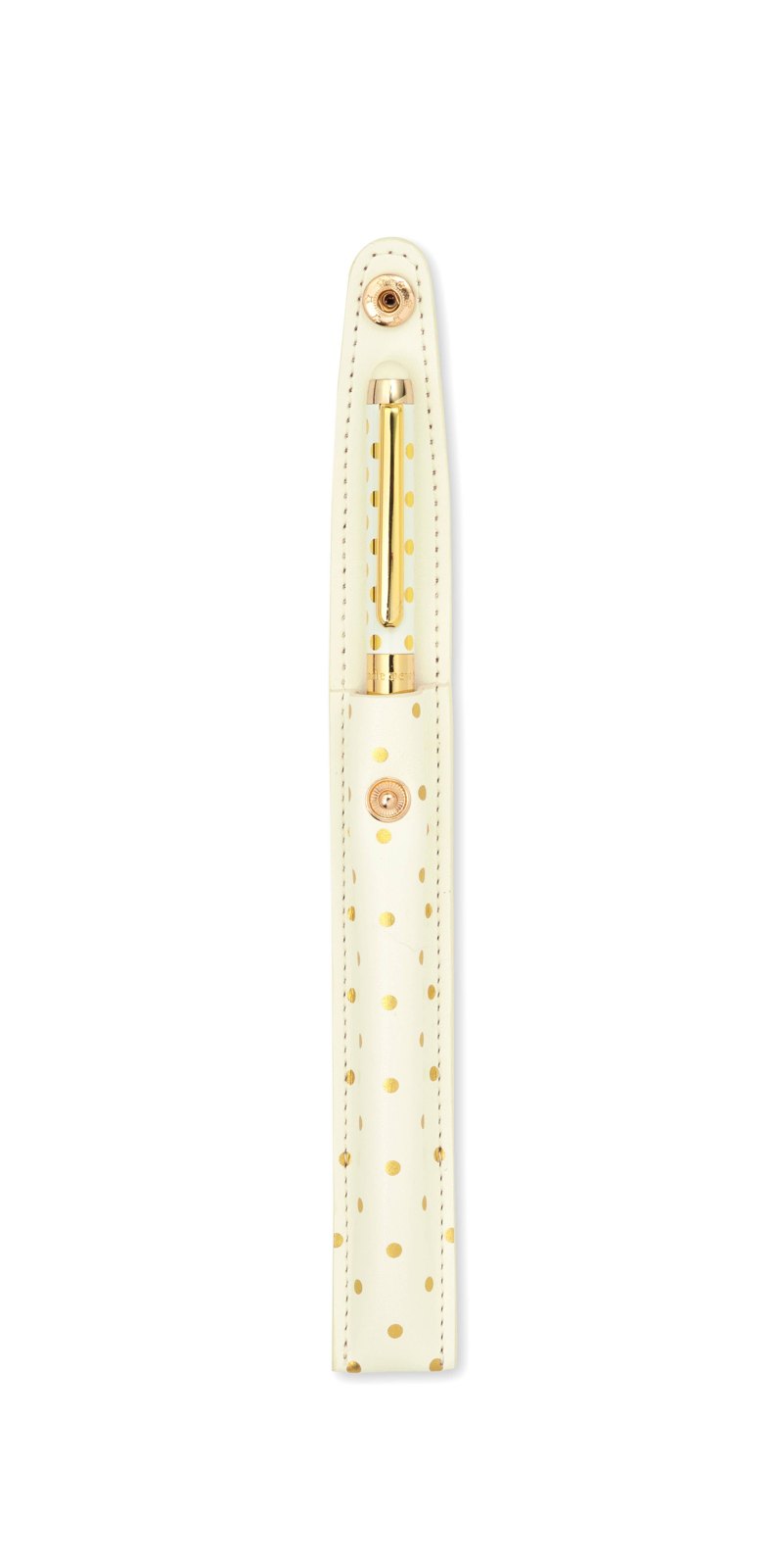 Stylus Pen with Pouch, Gold Dot