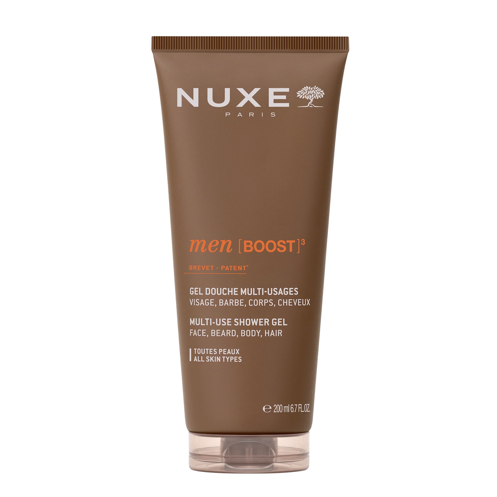 NUXE Men Boost Multi-Use Shower Gel 6.7 fl.oz.