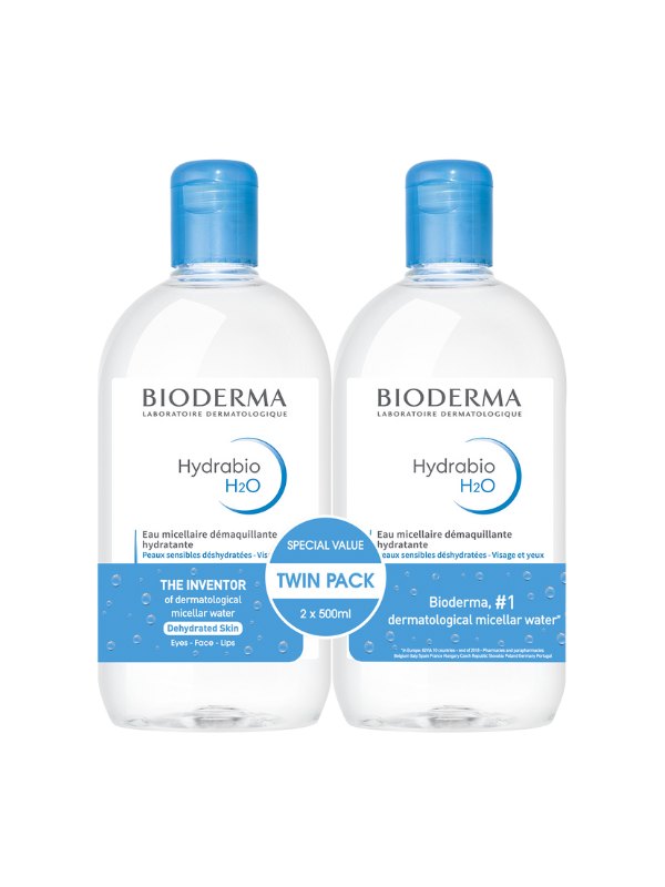 Bioderma Duo Hydrabio H2O 2 x 16.9 fl.oz.