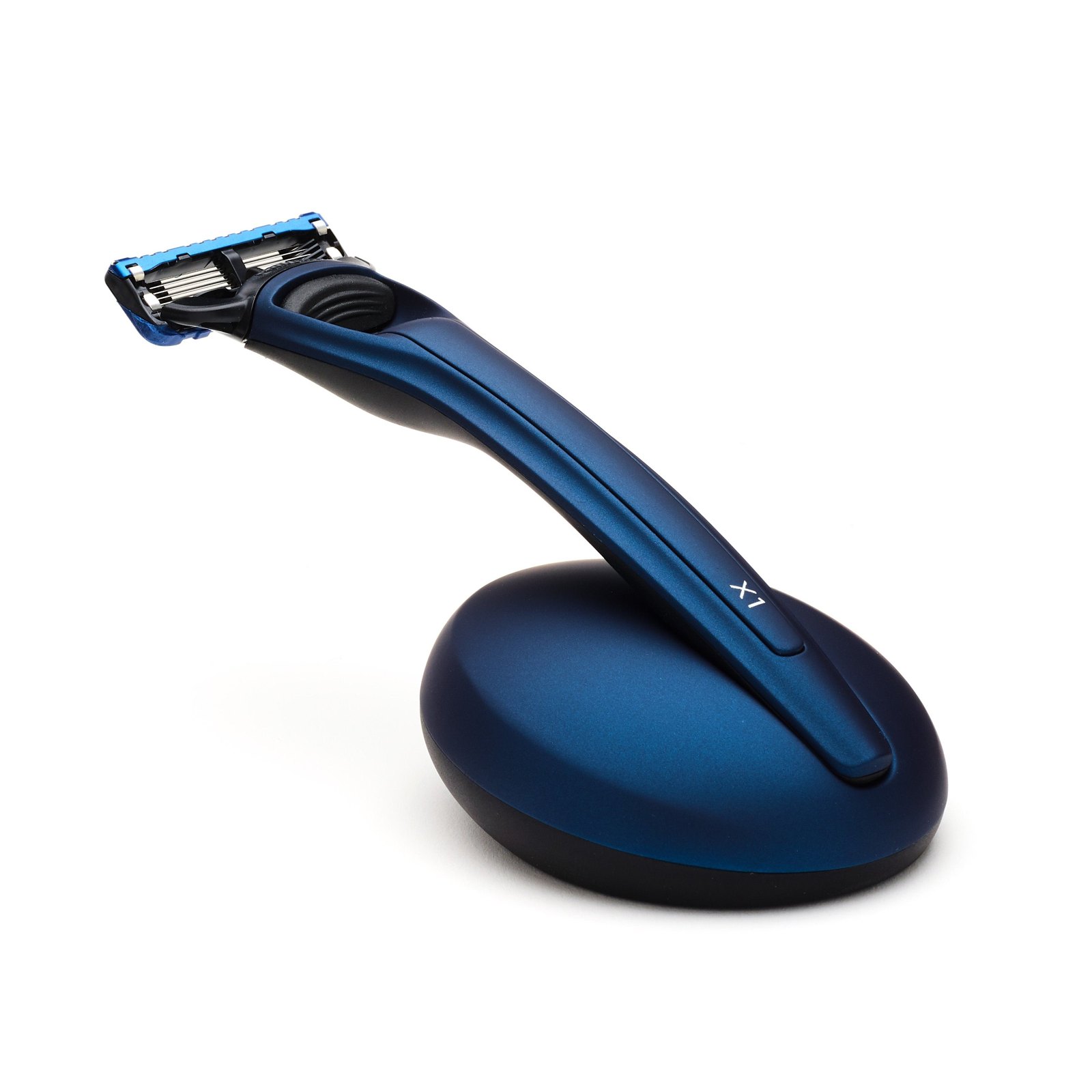 X1 Matte Blue Razor and Stand - Gillette Fusion 5 | default - #X1-SET-STD-MATTE-BLUE