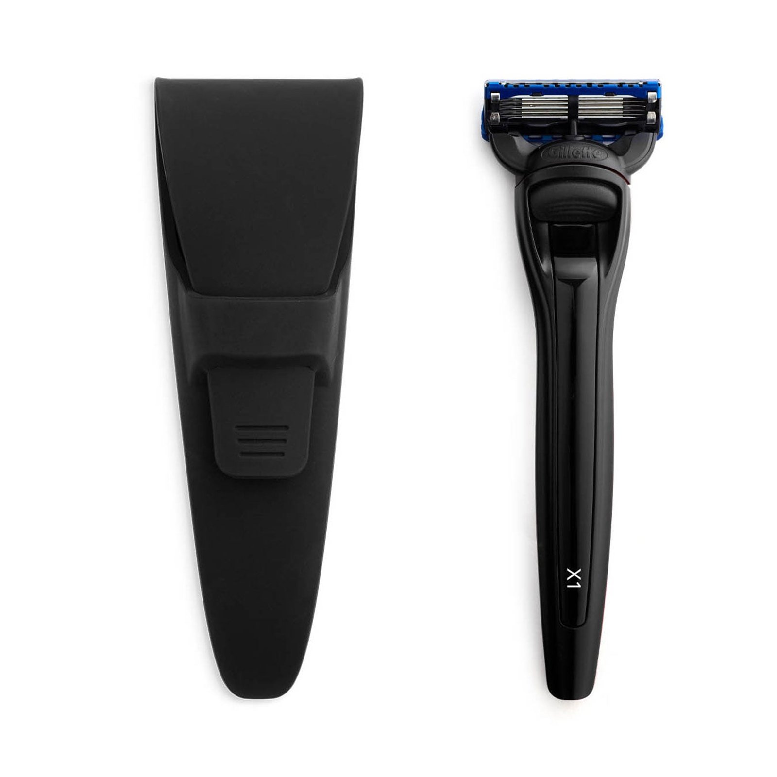 X1 Nero Black Razor and Case - Gillette Fusion 5 | default - #X1-SET-CASE-BLK
