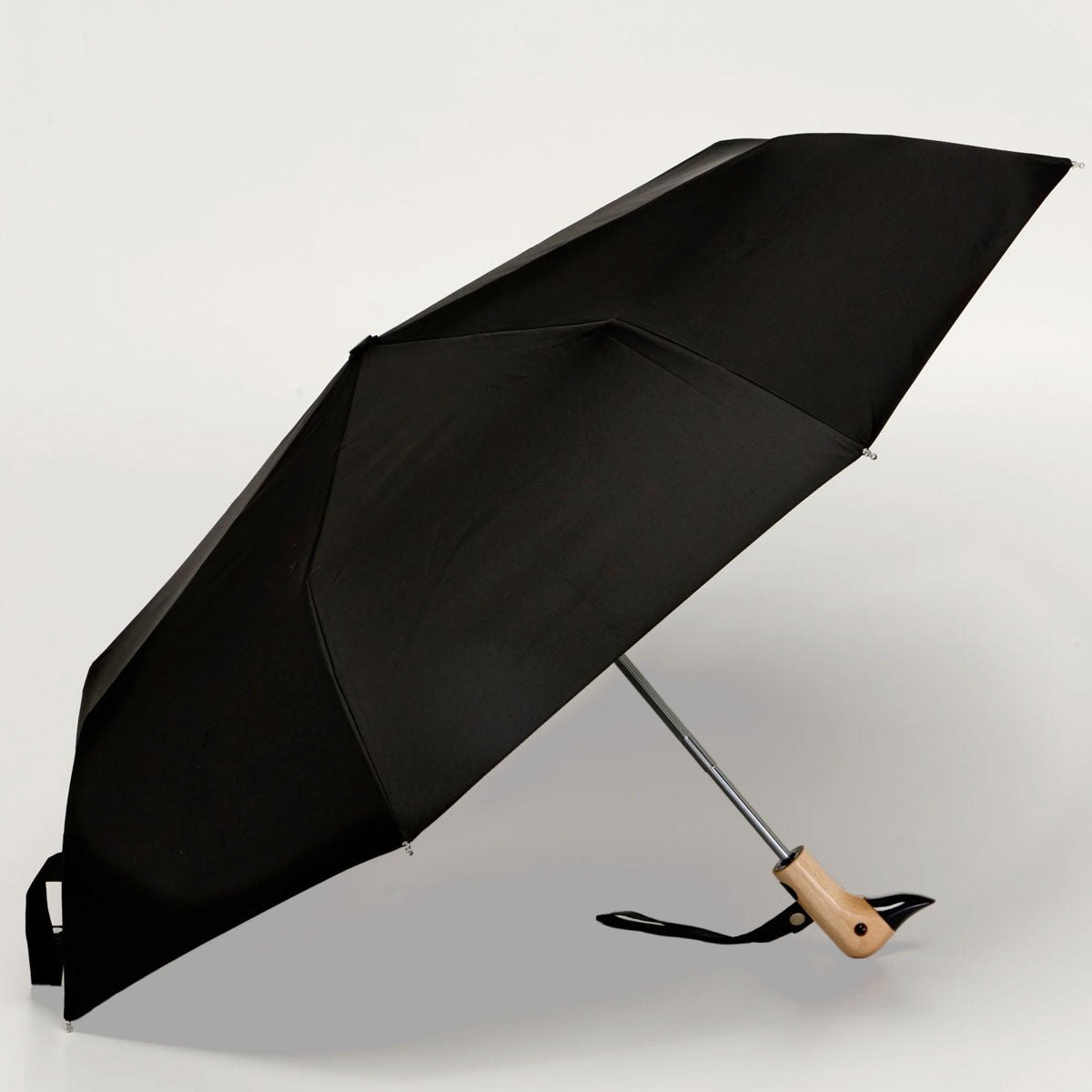 Classic Black Eco-Friendly Duckhead Umbrella
