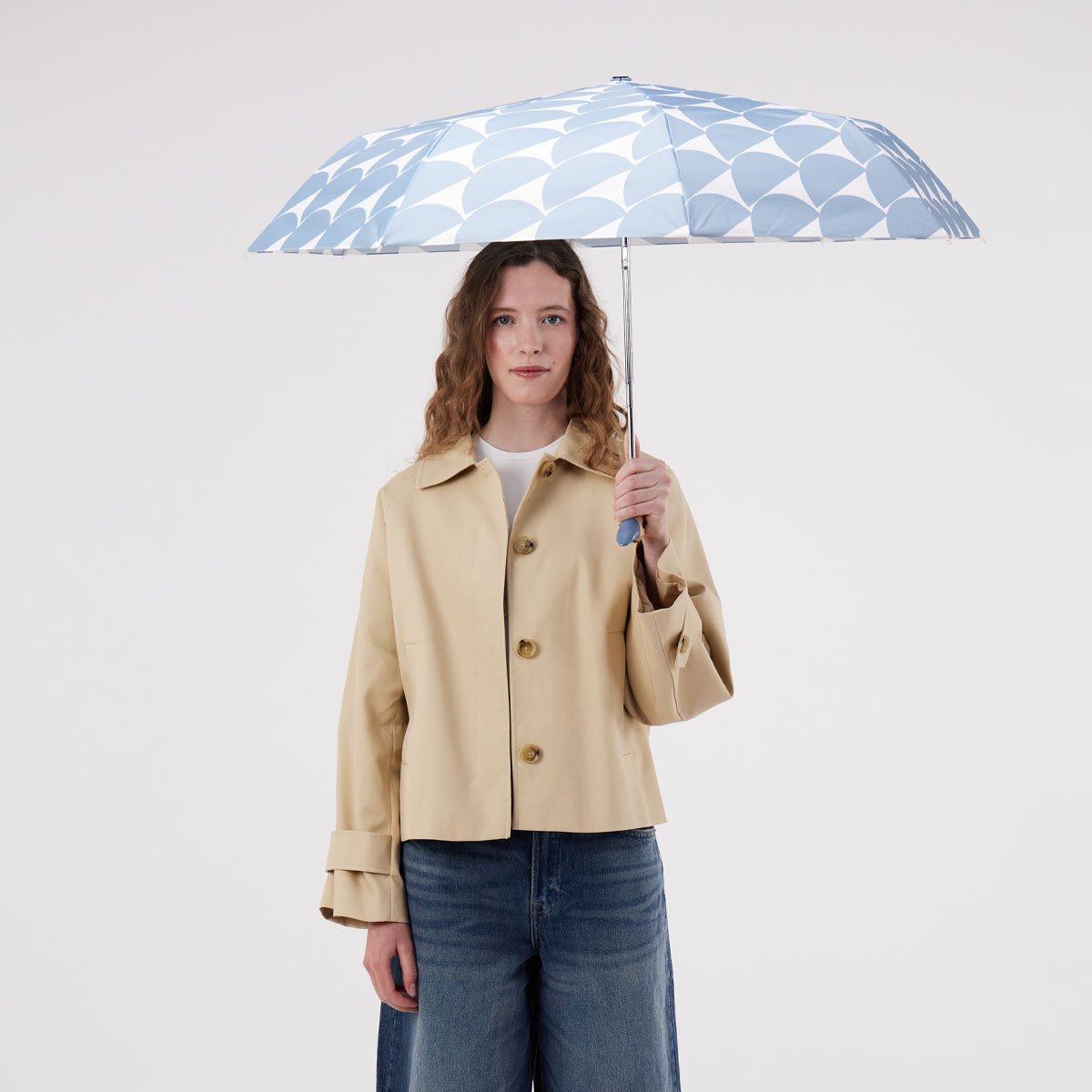 Denim Moon Pattern Eco-Friendly Duckhead Umbrella