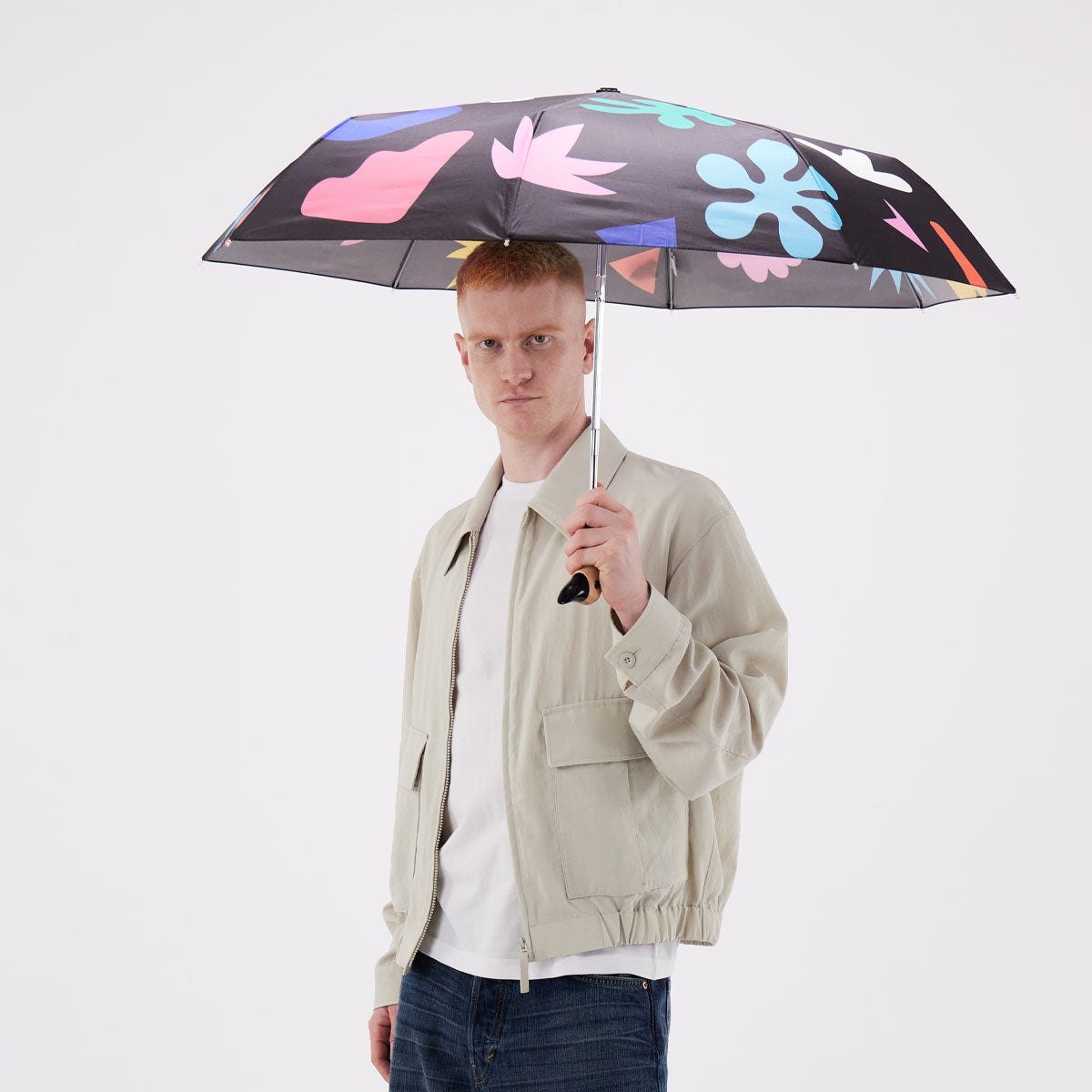 Palma Print Eco-friendly Duckhead Umbrella