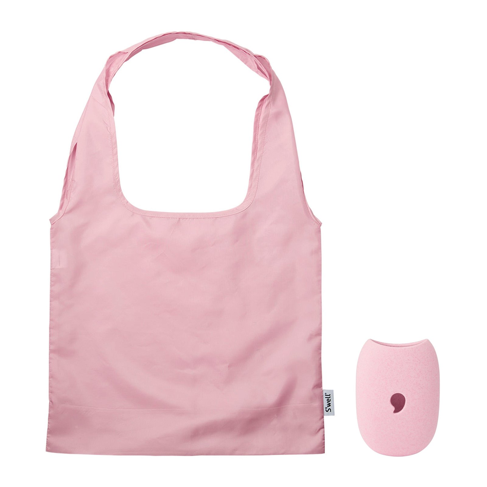 Pink Topaz Glitter Droplet Tote