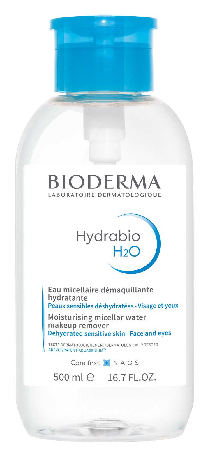 Bioderma Hydrabio H2O Pump 16.7 fl.oz.