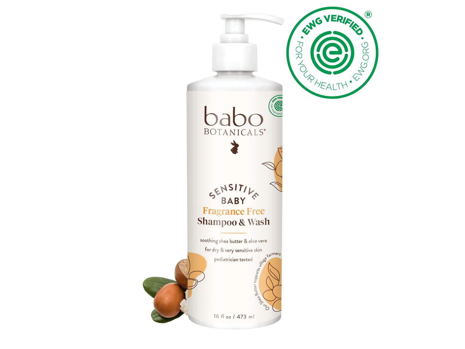Sensitive Baby Shampoo & Body Wash - 16oz