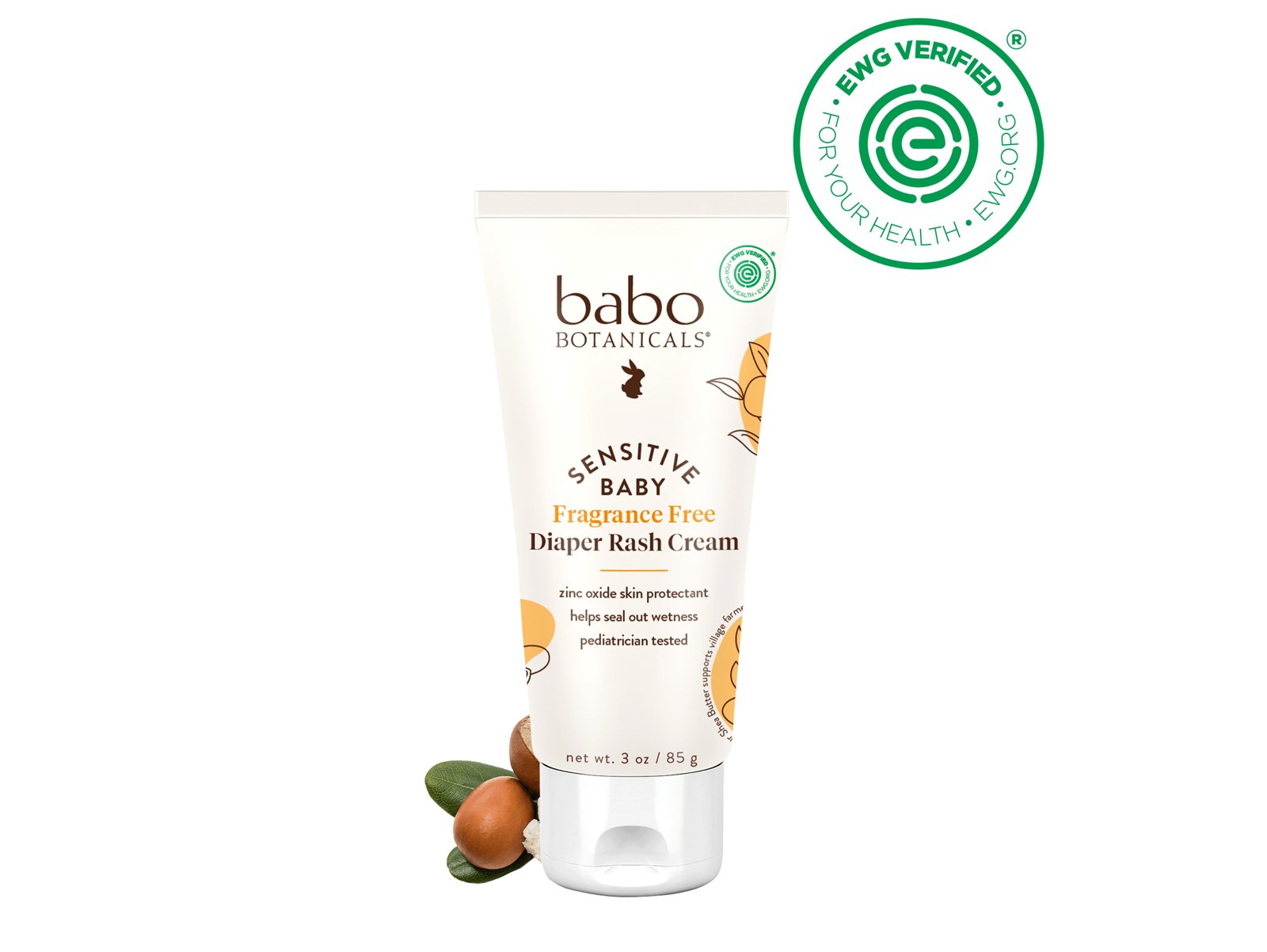 Sensitive Baby Zinc Diaper Rash Cream 3oz