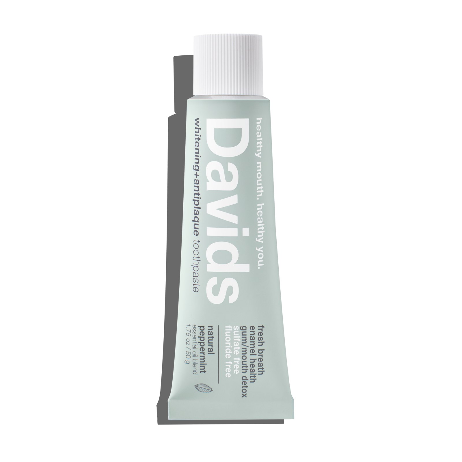 Davids travel size premium toothpaste / peppermint