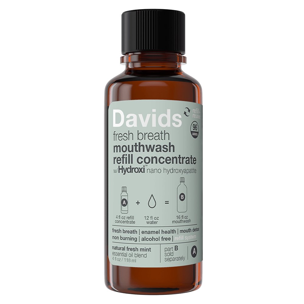 Davids Hydroxi™ fresh breath mouthwash - natural fresh mint