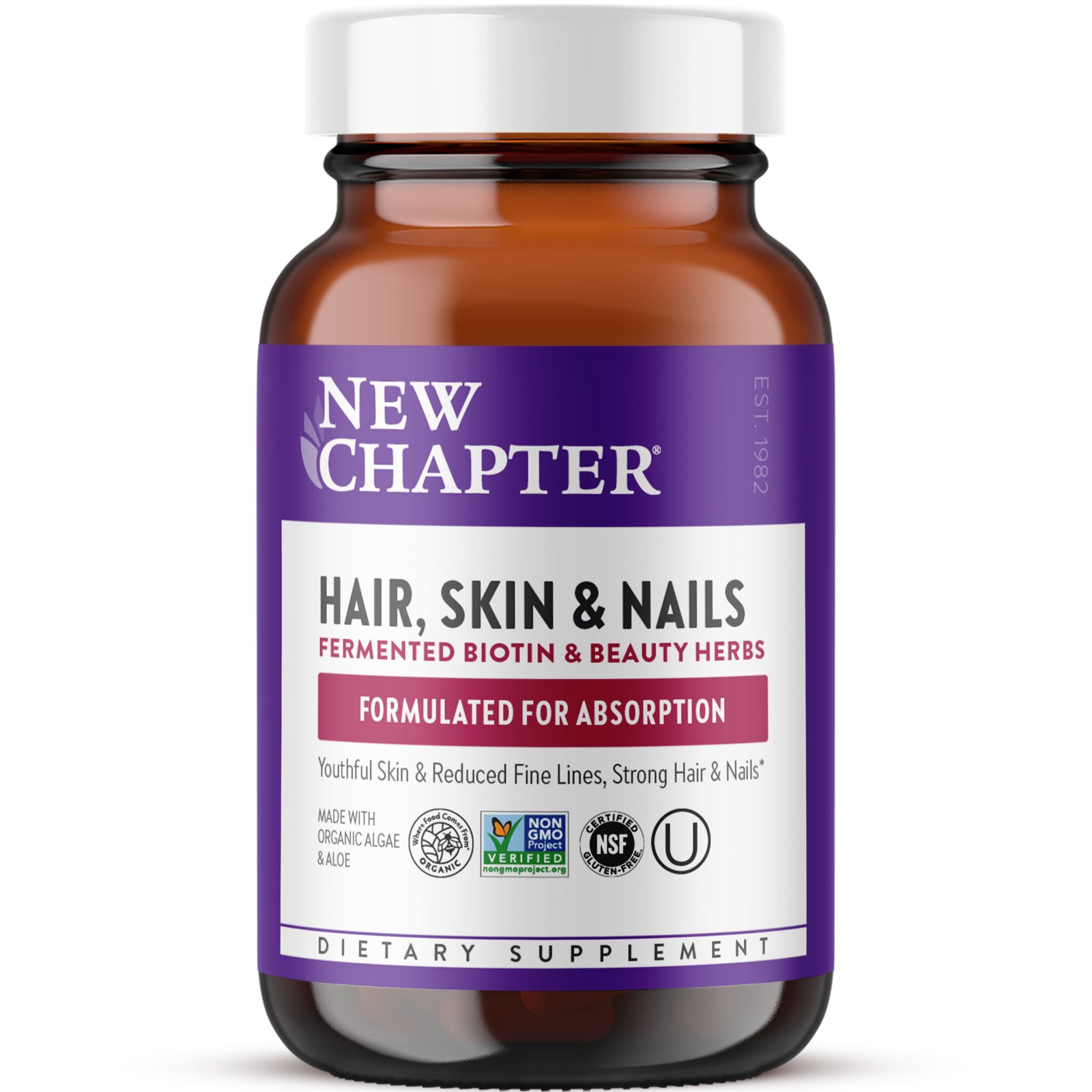 Hair Skin & Nails, Youthful Skin & Reduced Fine Lines, 30vc
