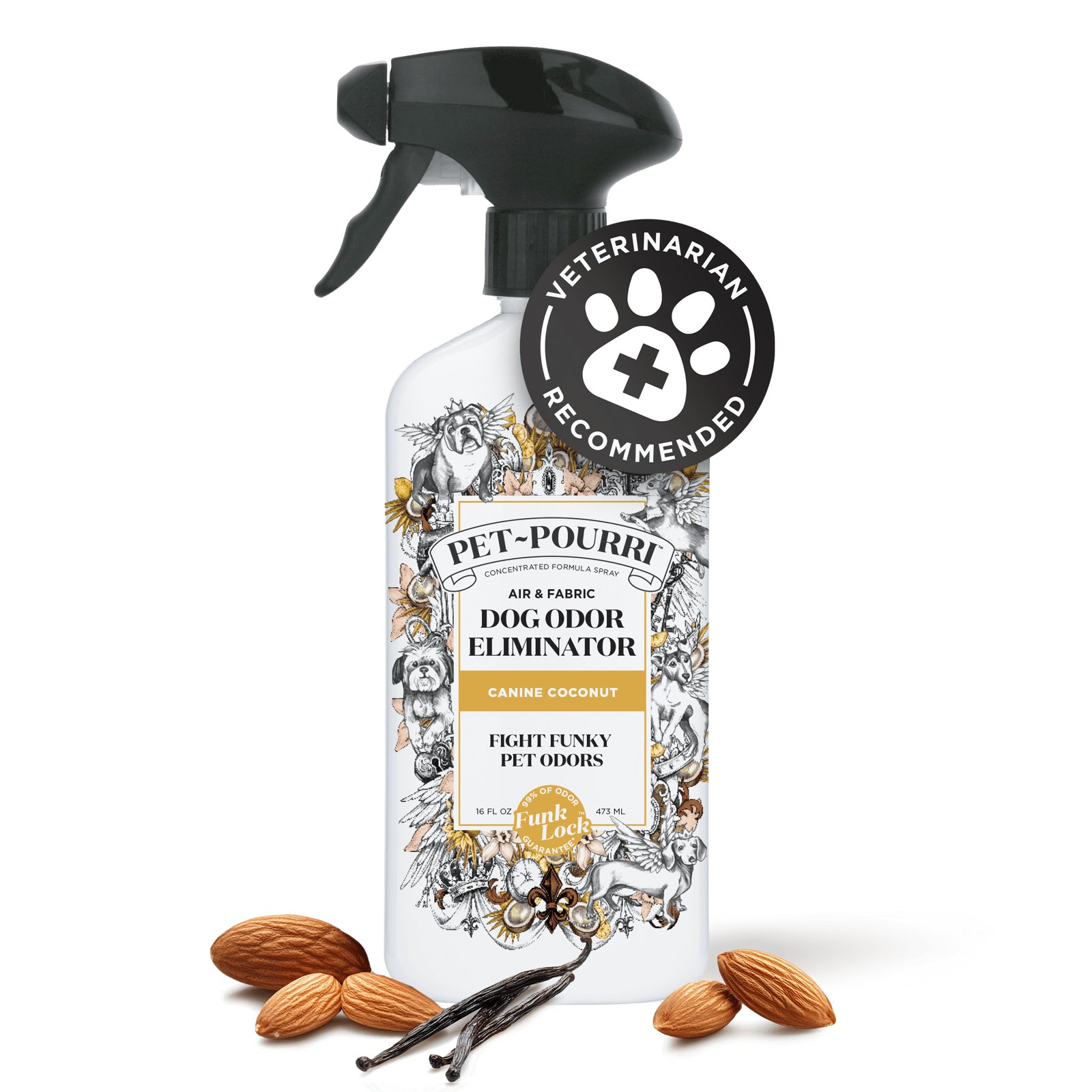 Pet~Pourri Dog Canine Coconut Air + Fabric Odor Refresher