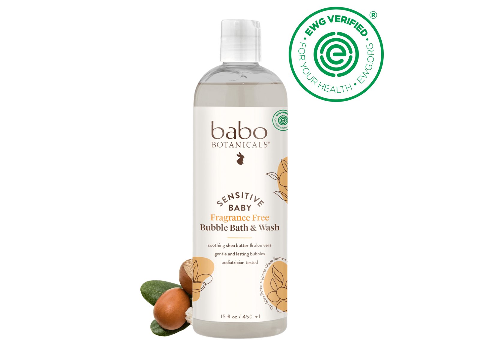 Sensitive Baby Bubble Bath & Wash