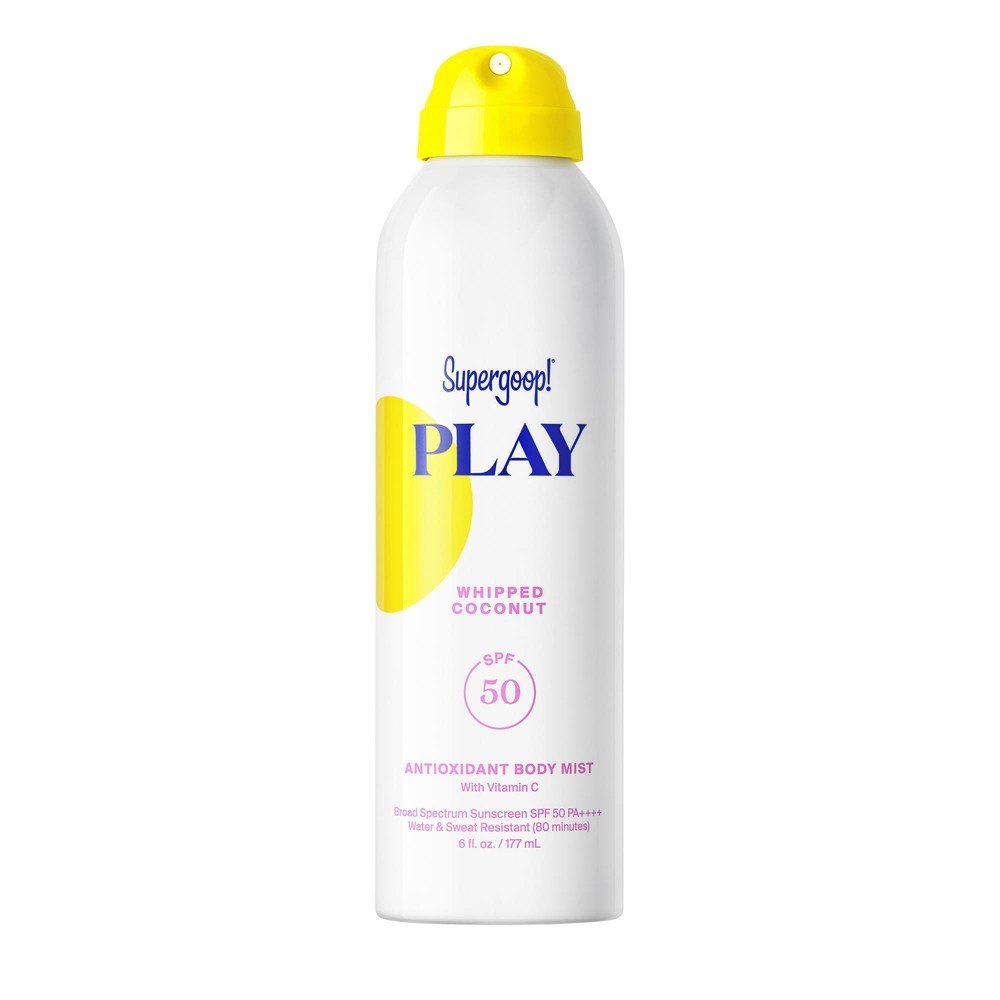 PLAY Antioxidant Body Mist SPF 50 with Vitamin C - Whipped Coconut 6 oz NEW