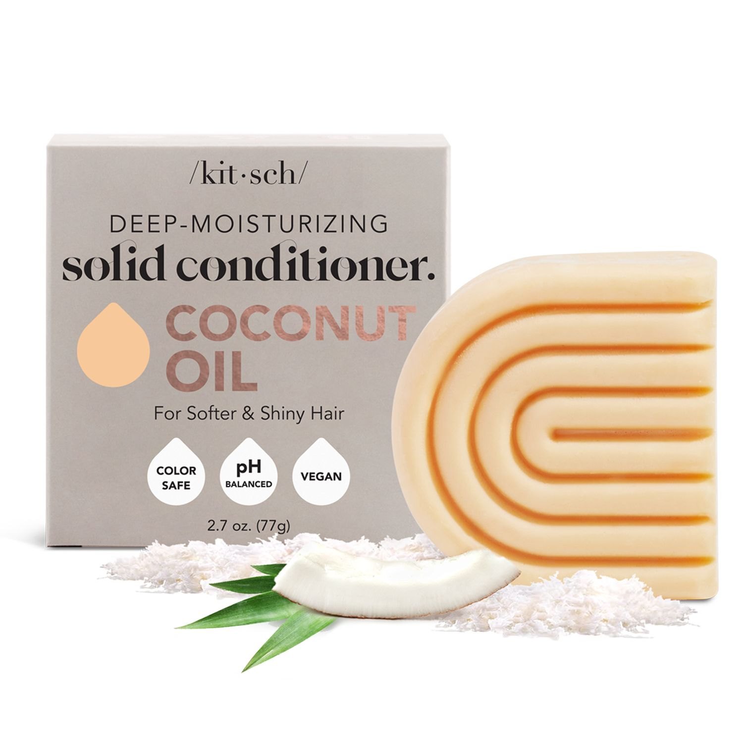 Coconut Oil Conditioner Bar for Dry Damaged Hair