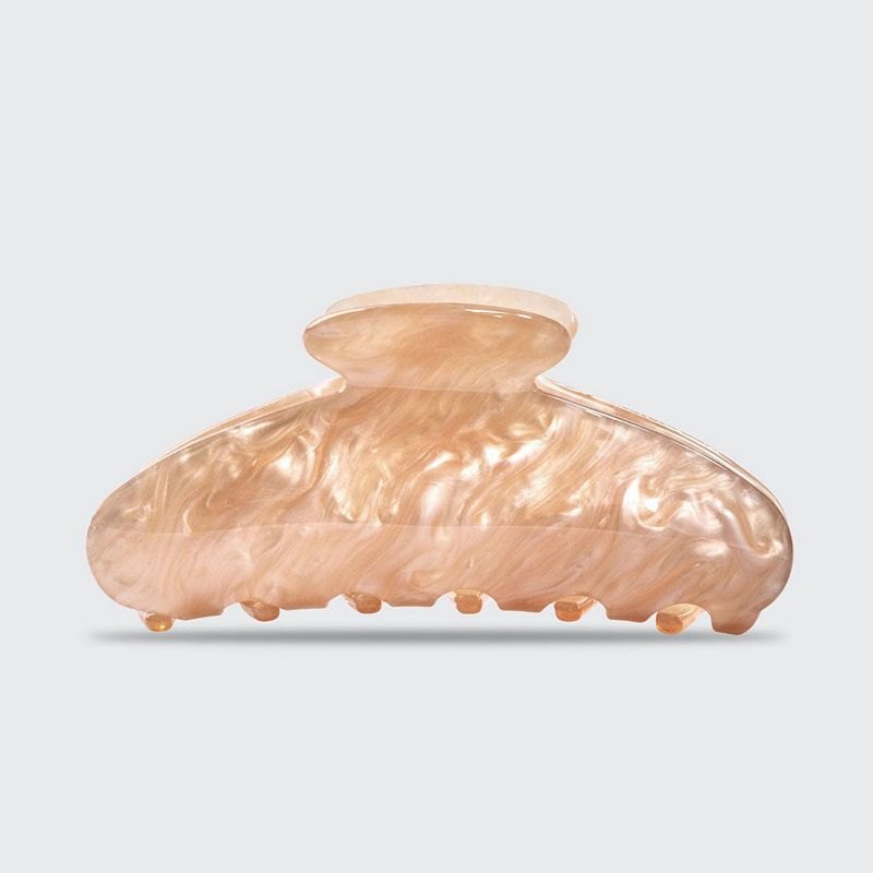 Eco-Friendly Marble Claw Clip - Blonde