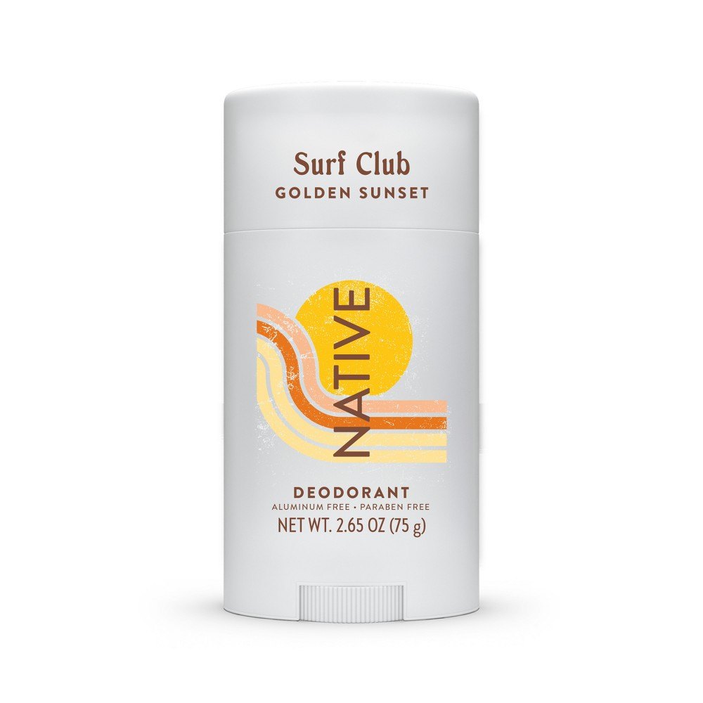 Native Limited Edition Surf Club Deodorant Golden Sunset 2.65 oz - Imperfect Container