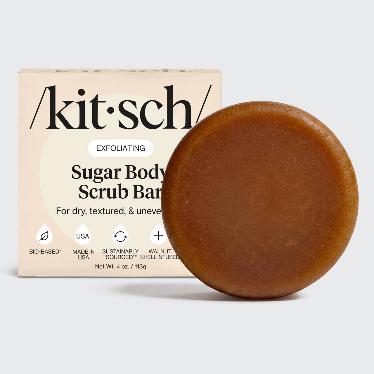 Sugar Exfoliating Body Scrub Bar