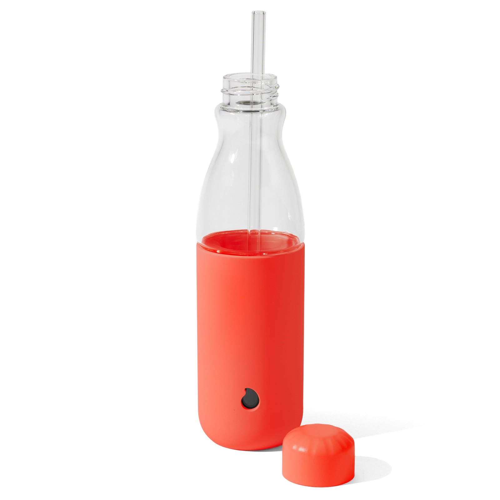 18oz Radiant Coral Glass Original Bottle