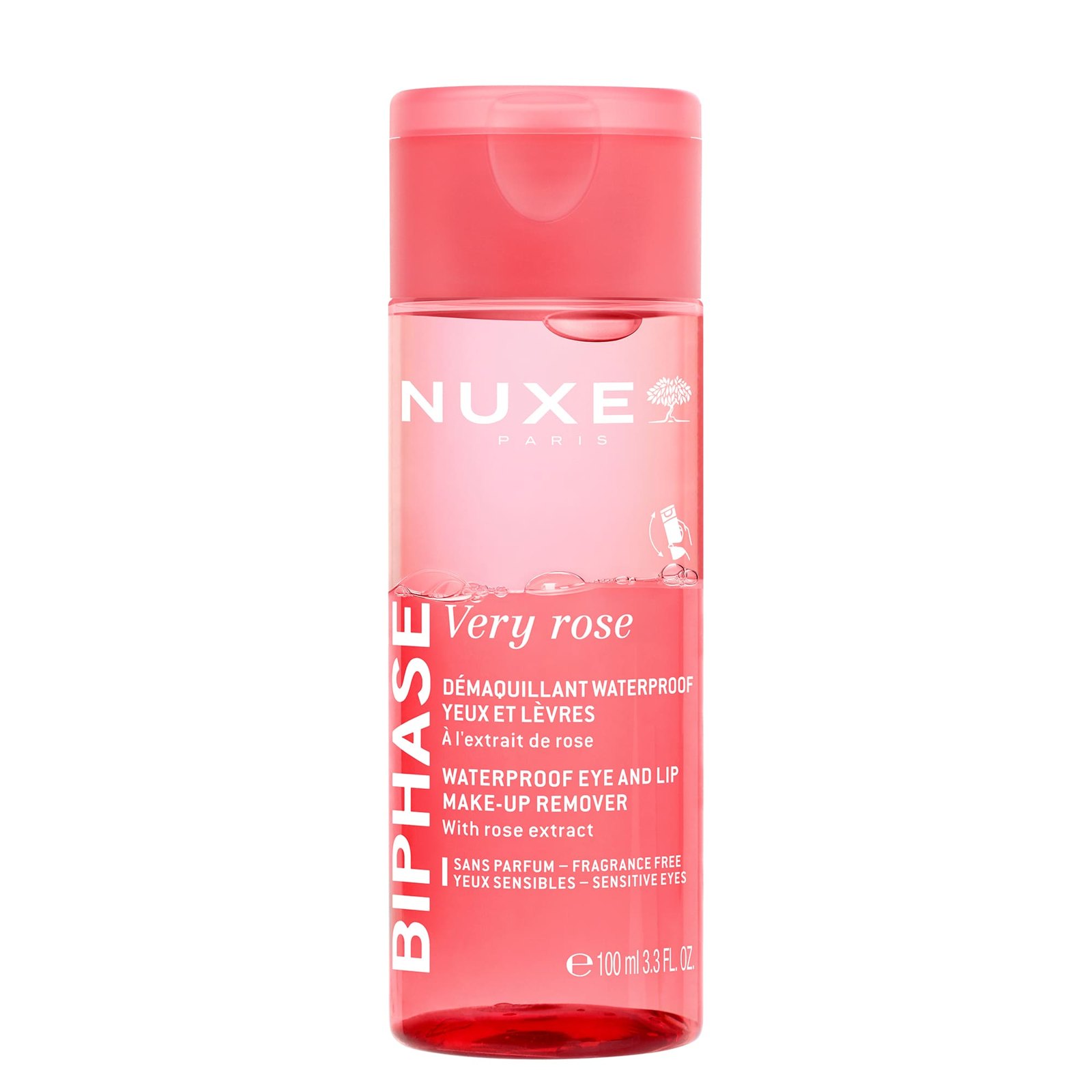 NUXE Very Rose Waterproof Makeup Remover 3.3 fl.oz.