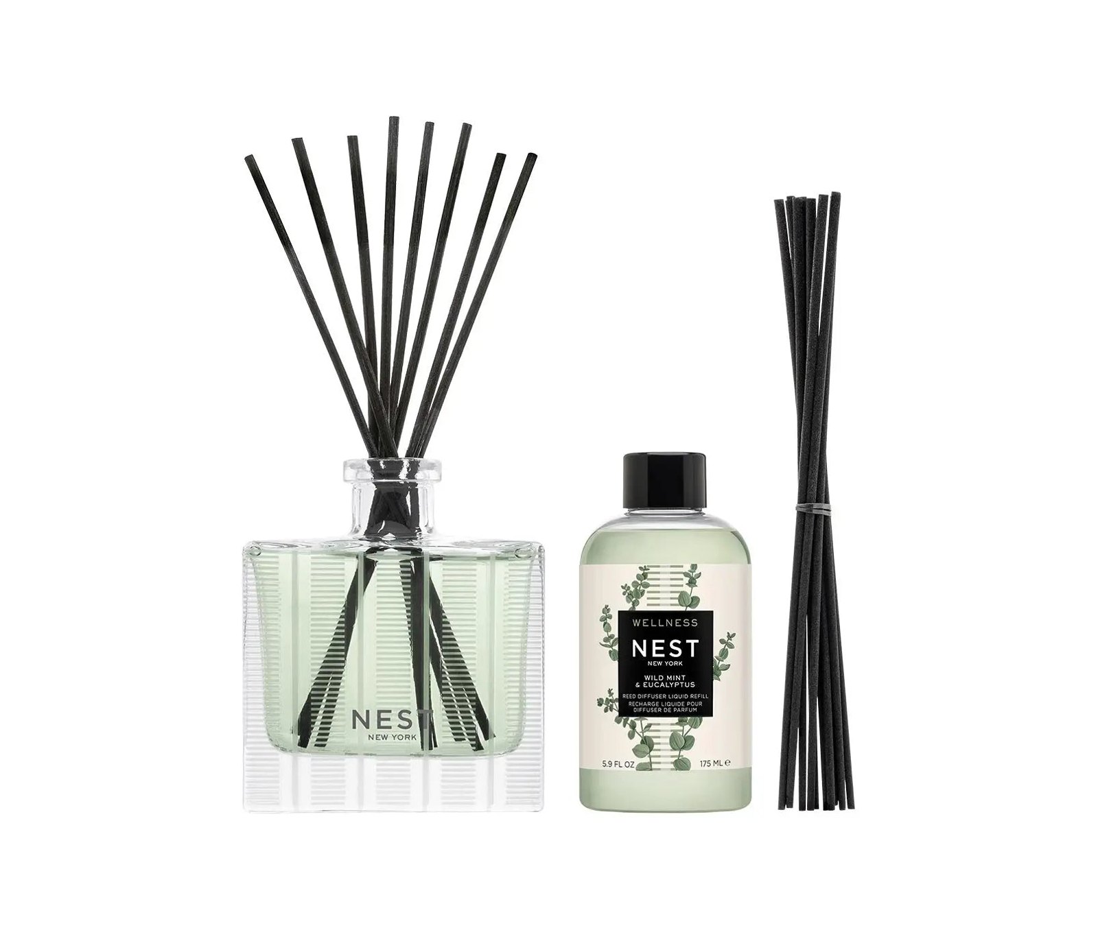 Reed Diffuser Refill 5.9 fl. oz/175ml - Wild Mint & Eucalyptus