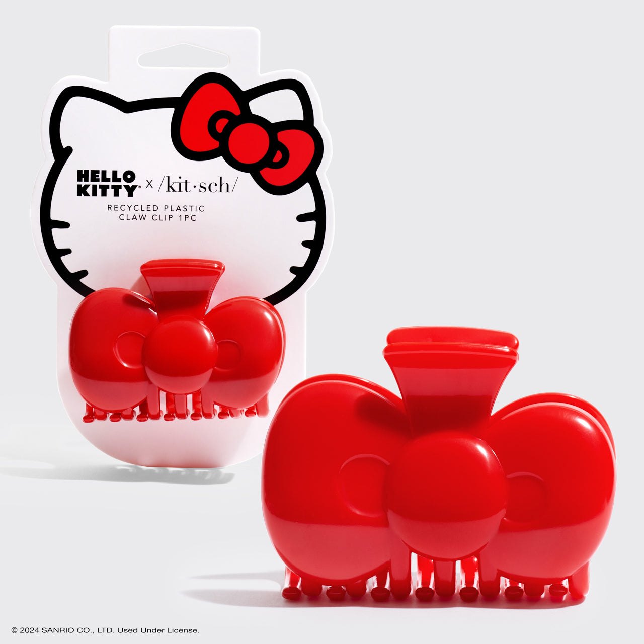 Hello Kitty x Kitsch Recycled Plastic Bow Shape Claw Clip
