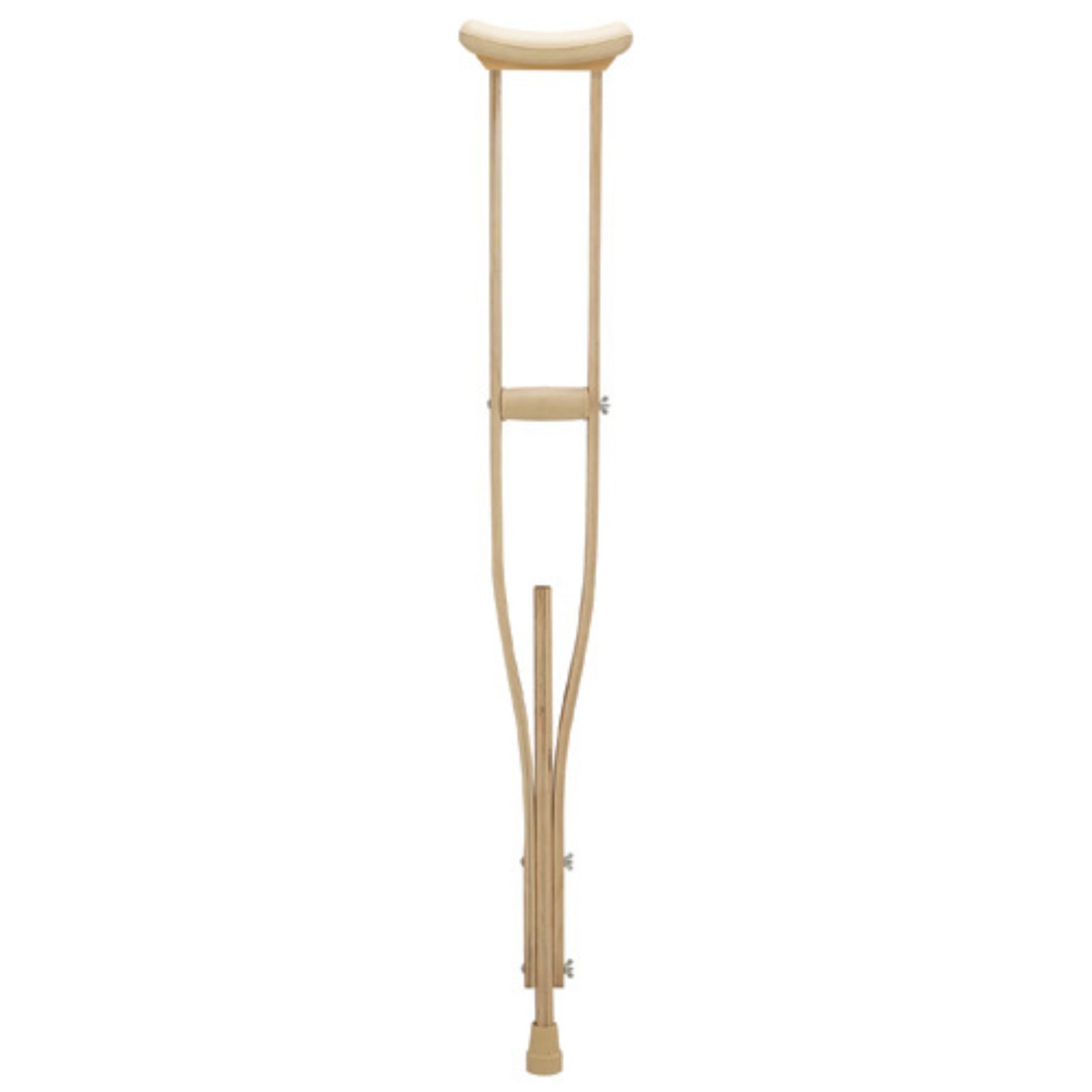 Laminated Wood Underarm Crutches-Adult