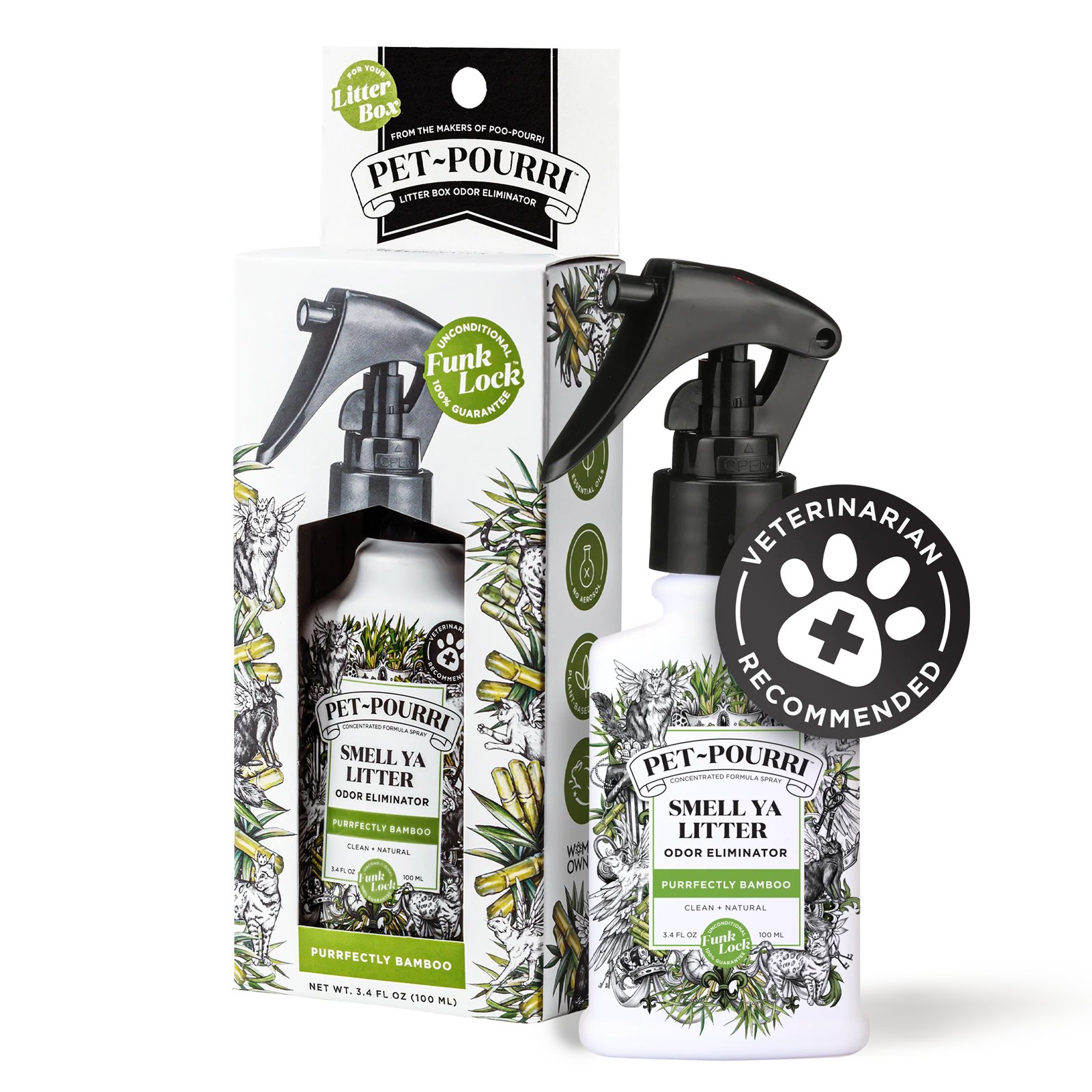 Pet~Pourri Smell Ya Litter Purrfectly Bamboo Odor Refresher