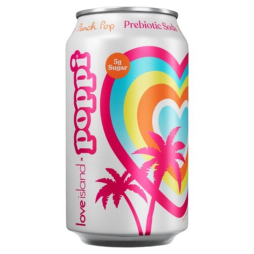 poppi Prebiotic Soda, Punch Pop, 12oz