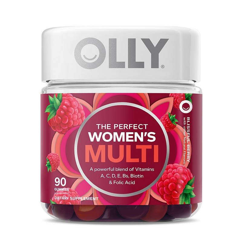 OLLY Women's Multivitamin Gummies, Berry, 90 count