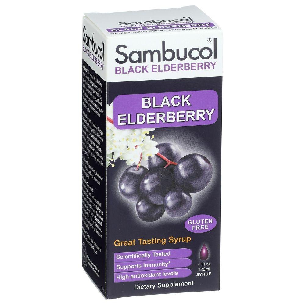 Sambucol Black Elderberry Original Syrup, 4 fl oz