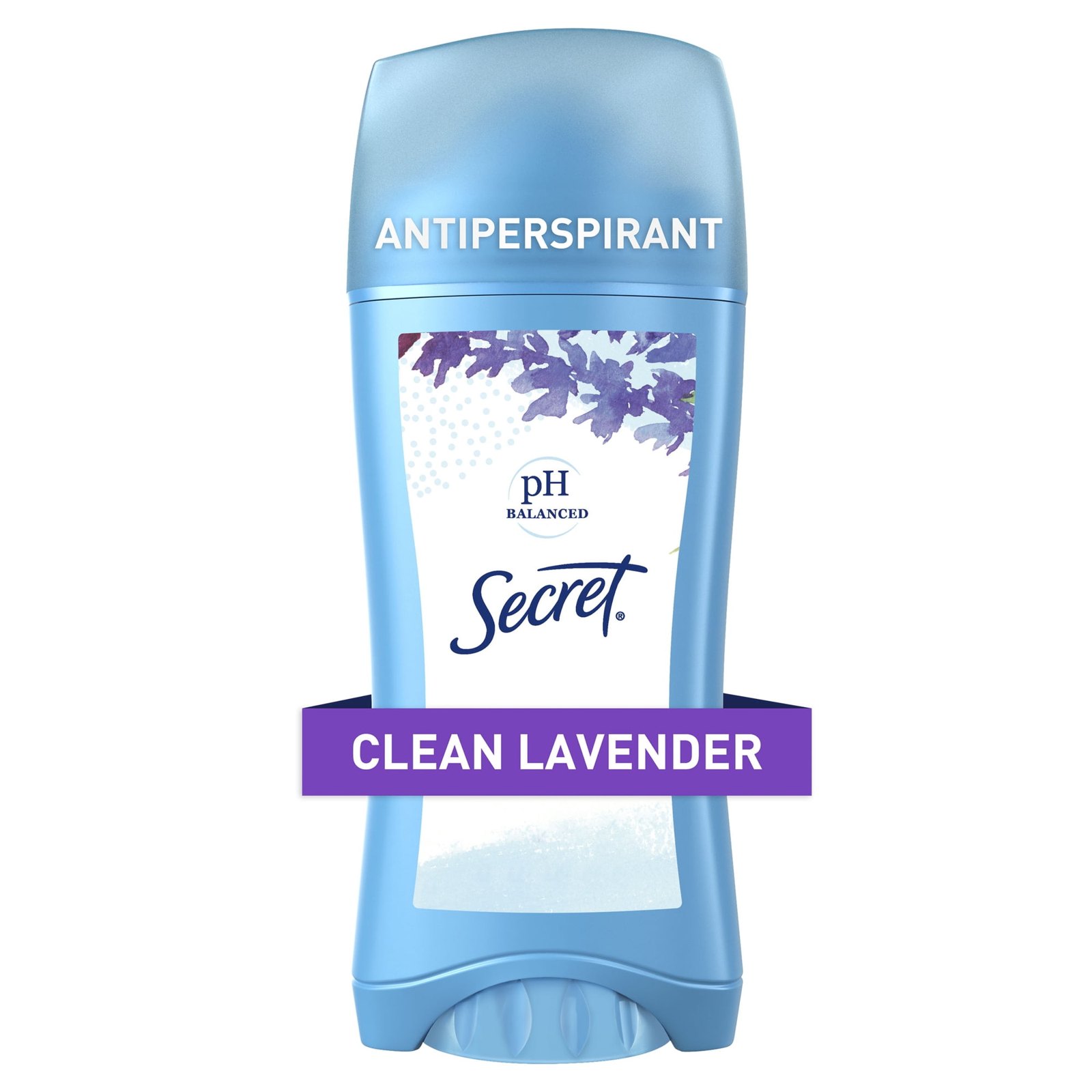 Secret Invisible Solid Antiperspirant Deodorant, Clean Lavender